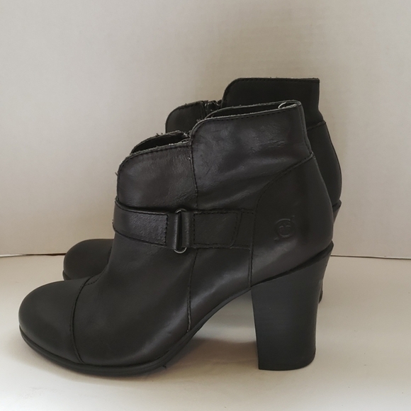 Born black leather booties - Picture 4 of 10